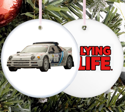 Ceramic Christmas Tree Decoration - Set of 4 - Rallying Is Life