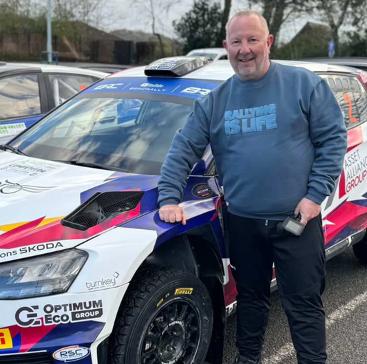 Rally1 Ultra Heavy Stealth Embroidered Sweatshirt - Rallying Is Life