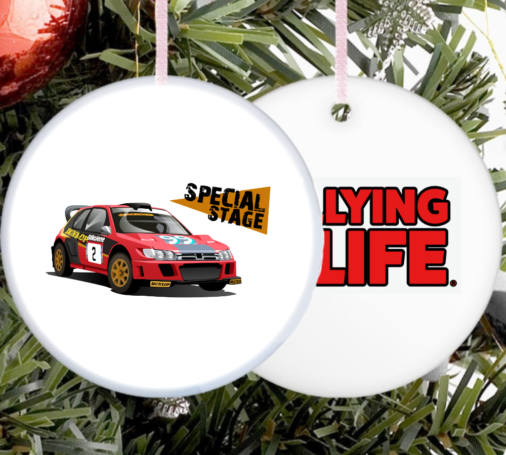 Ceramic Christmas Tree Decoration - Set of 4 - Rallying Is Life