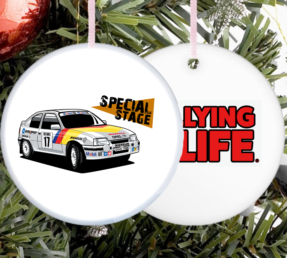 Ceramic Christmas Tree Decoration - Set of 4 - Rallying Is Life