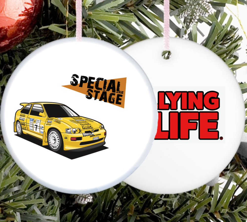 Ceramic Christmas Tree Decoration - Set of 4 - Rallying Is Life
