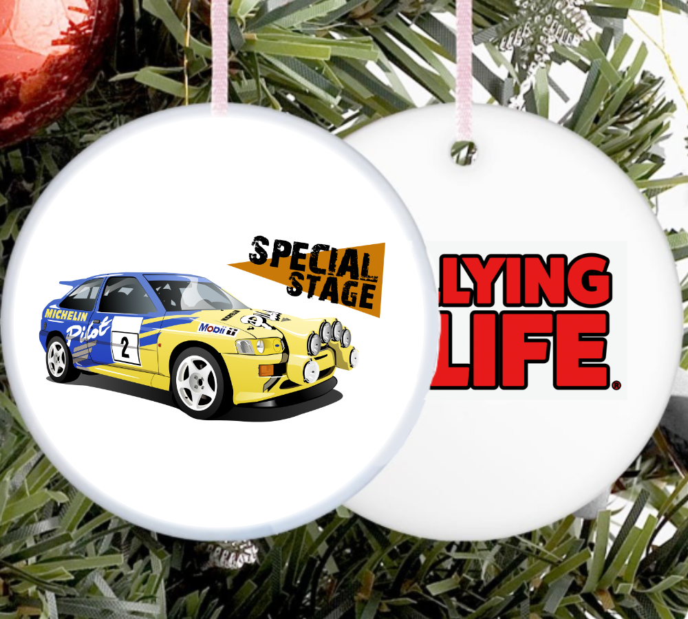 Ceramic Christmas Tree Decoration - Set of 4 - Rallying Is Life