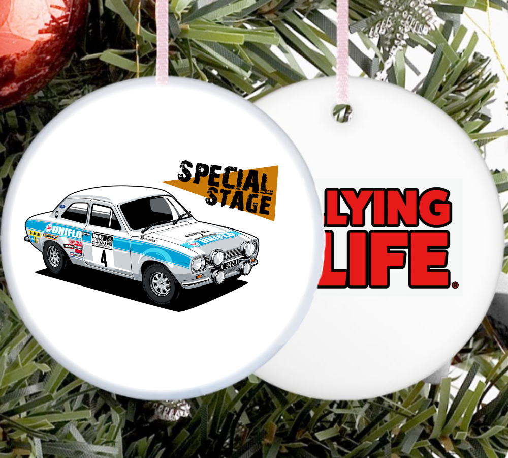 Ceramic Christmas Tree Decoration - Set of 4 - Rallying Is Life