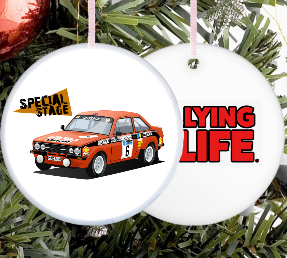 Ceramic Christmas Tree Decoration - Set of 4 - Rallying Is Life
