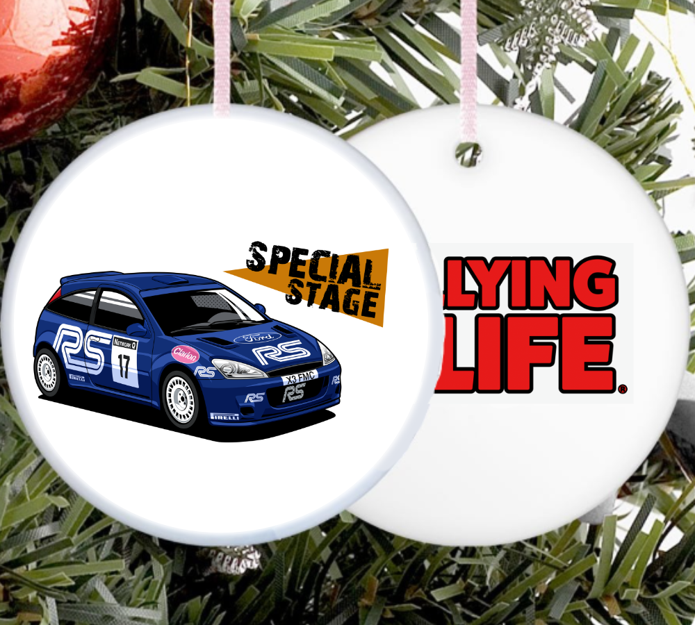 Ceramic Christmas Tree Decoration - Set of 4 - Rallying Is Life