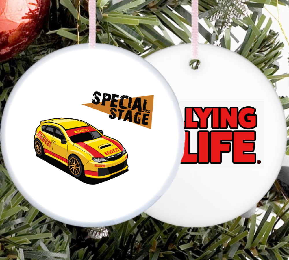 Ceramic Christmas Tree Decoration - Set of 4 - Rallying Is Life