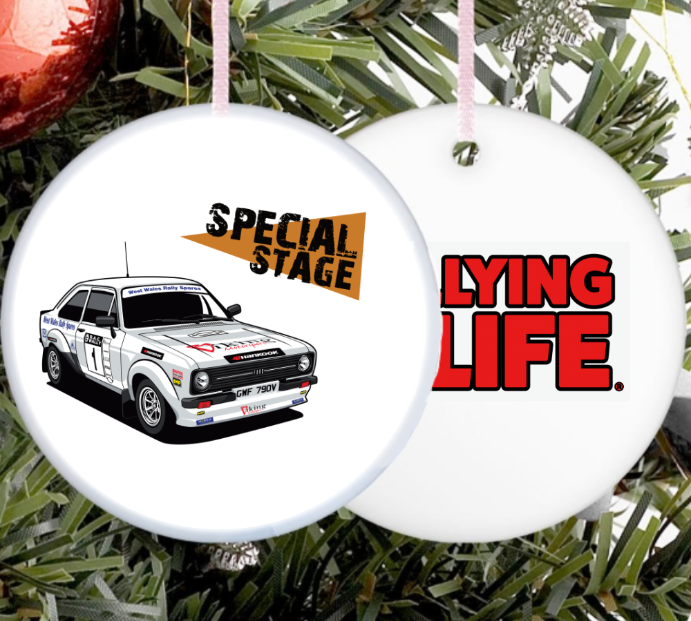 Ceramic Christmas Tree Decoration - Set of 4 - Rallying Is Life