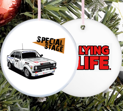Ceramic Christmas Tree Decoration - Set of 4 - Rallying Is Life