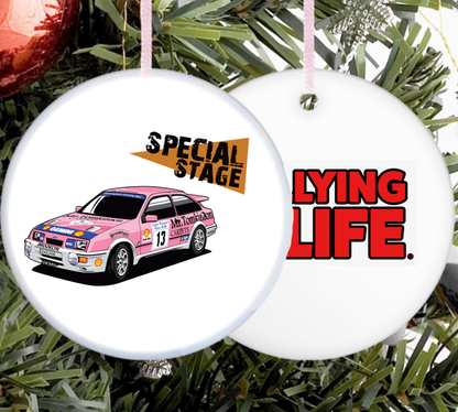 Ceramic Christmas Tree Decoration - Set of 4 - Rallying Is Life
