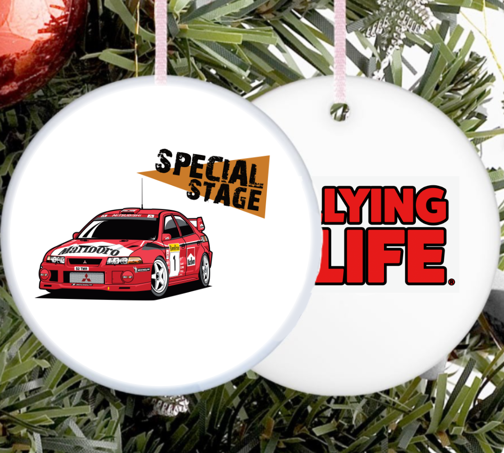 Ceramic Christmas Tree Decoration - Set of 4 - Rallying Is Life