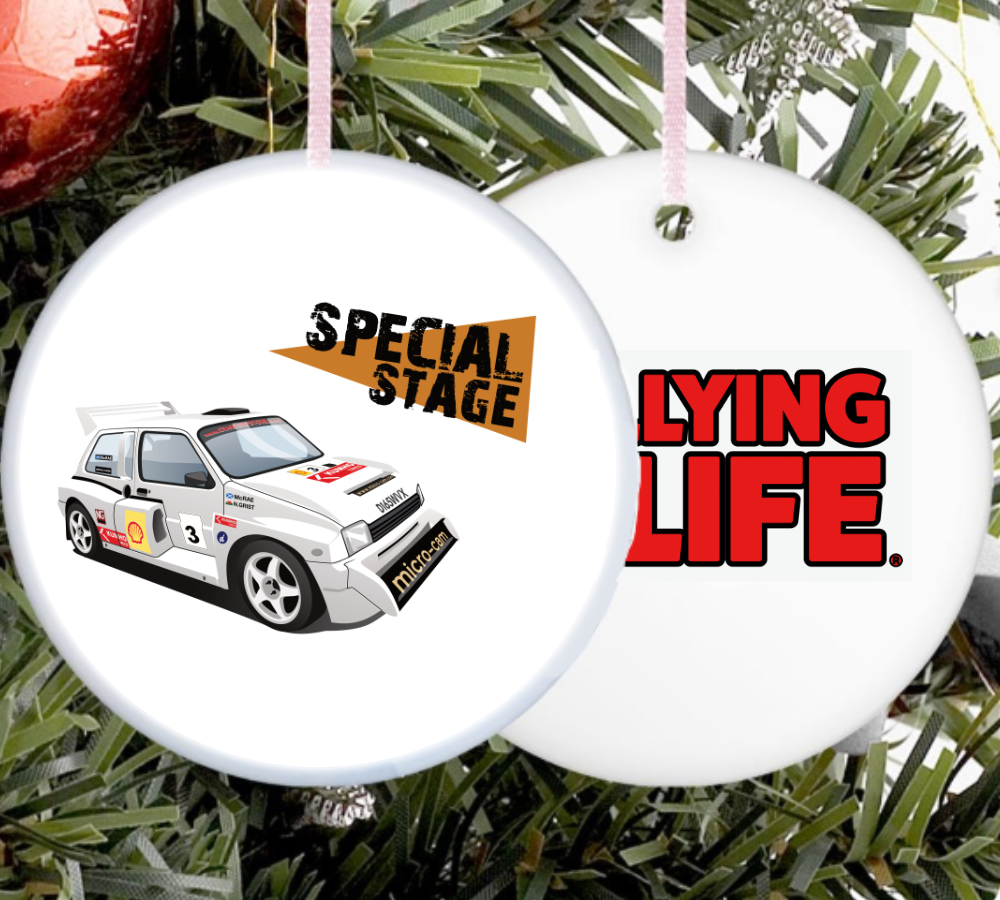 Ceramic Christmas Tree Decoration - Set of 4 - Rallying Is Life