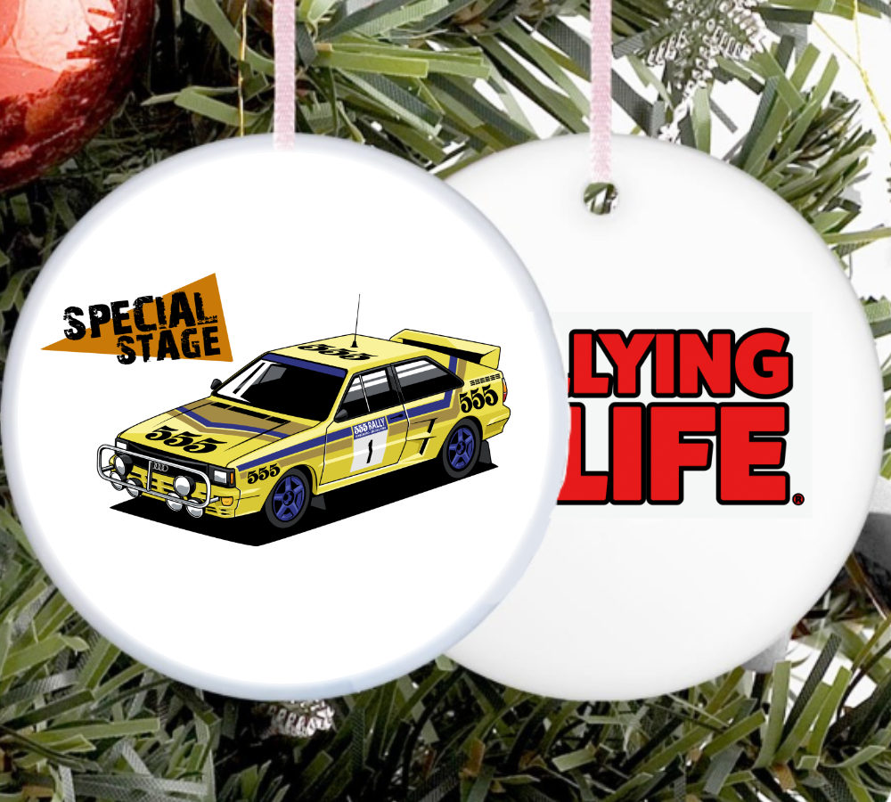 Ceramic Christmas Tree Decoration - Set of 4 - Rallying Is Life