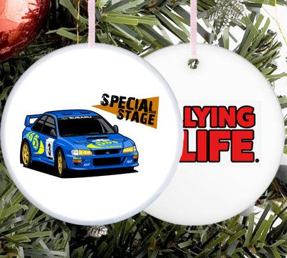 Ceramic Christmas Tree Decoration - Set of 4 - Rallying Is Life