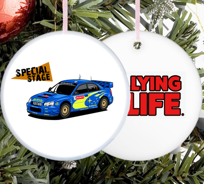 Ceramic Christmas Tree Decoration - Set of 4 - Rallying Is Life