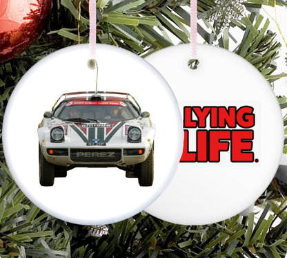 Ceramic Christmas Tree Decoration - Set of 4 - Rallying Is Life