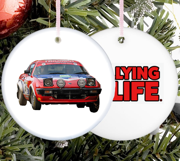 Ceramic Christmas Tree Decoration - Set of 4 - Rallying Is Life