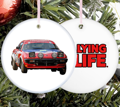 Ceramic Christmas Tree Decoration - Set of 4 - Rallying Is Life