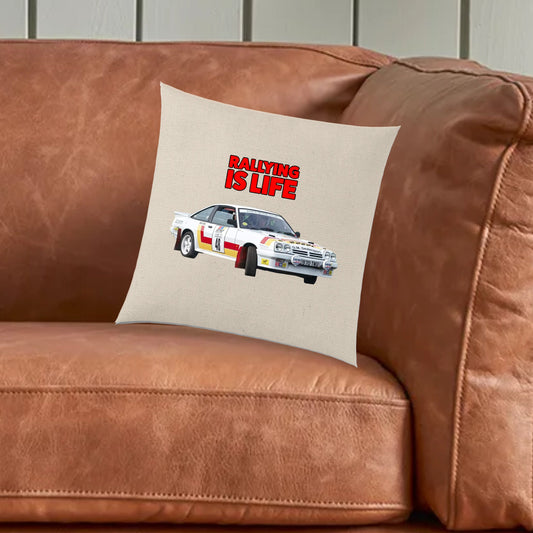 Rallying Is Life Opel Manta Rally Cushion