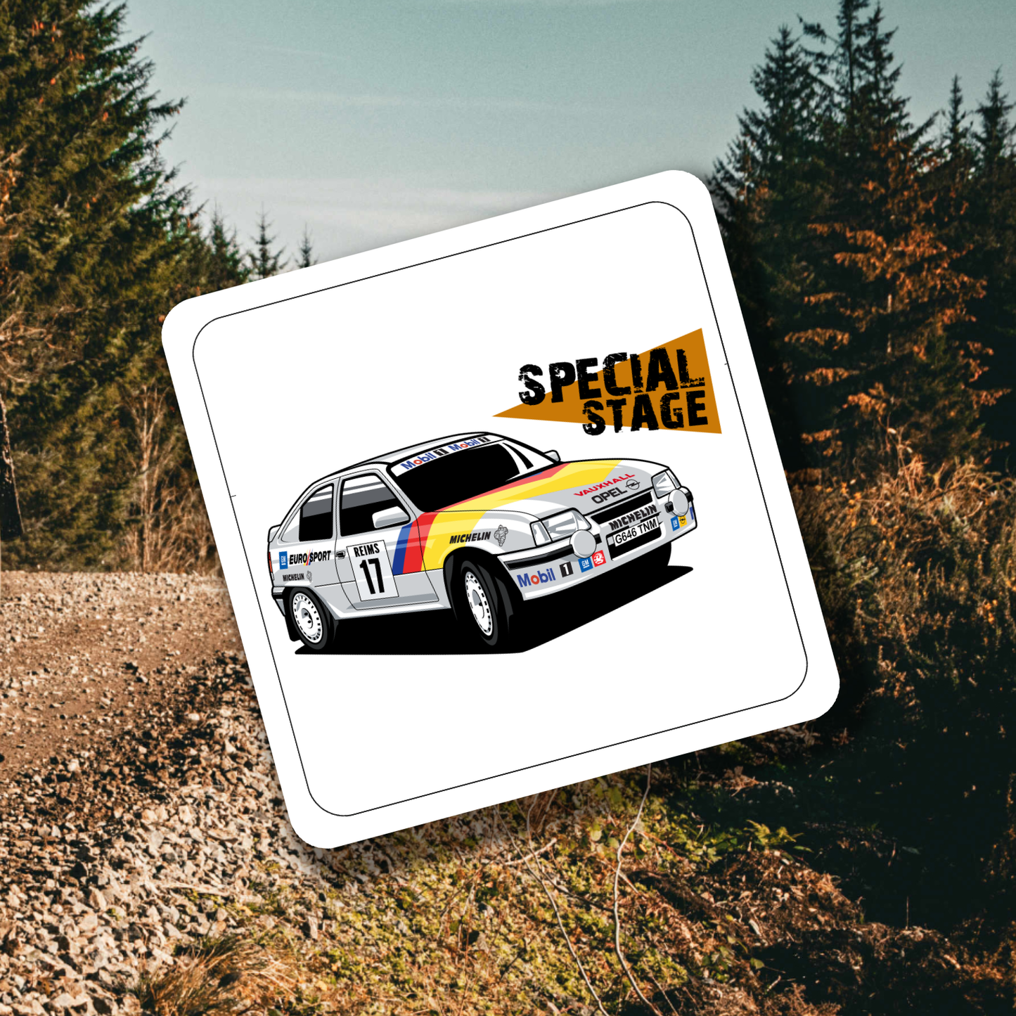 Vauxhall Astra Coaster Set of 4 - Rallying Is Life