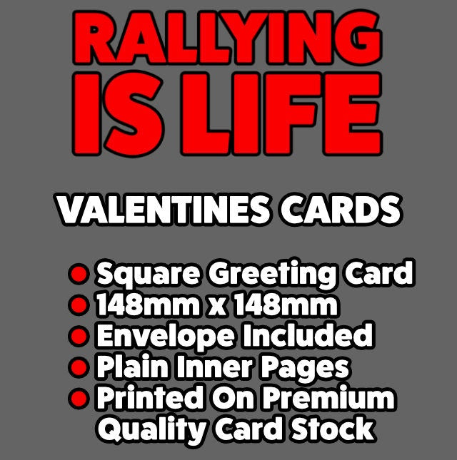 I Love You More Than.. Special Stage Eamonn Boland Escort Cosworth Card With Envelope