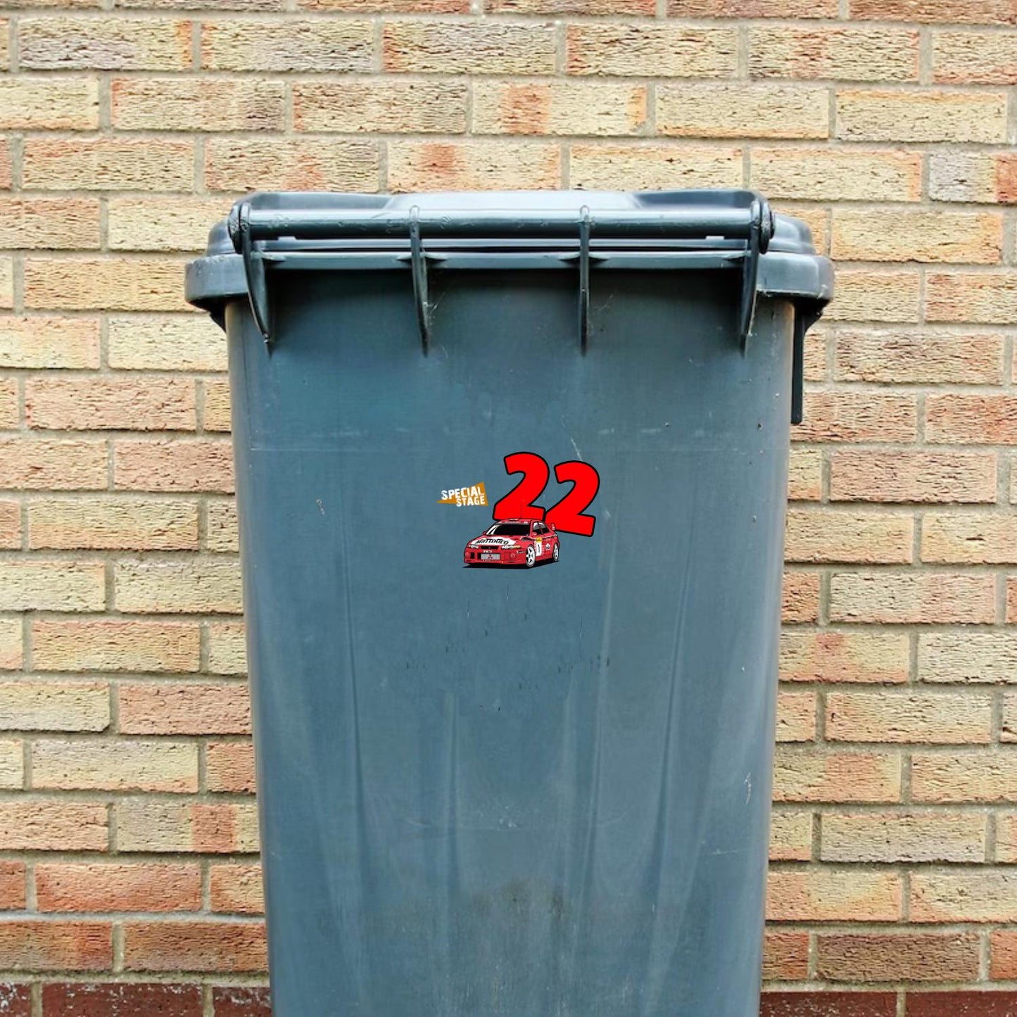 Tommi Makinen Evo Wheelie Bin Numbers x4