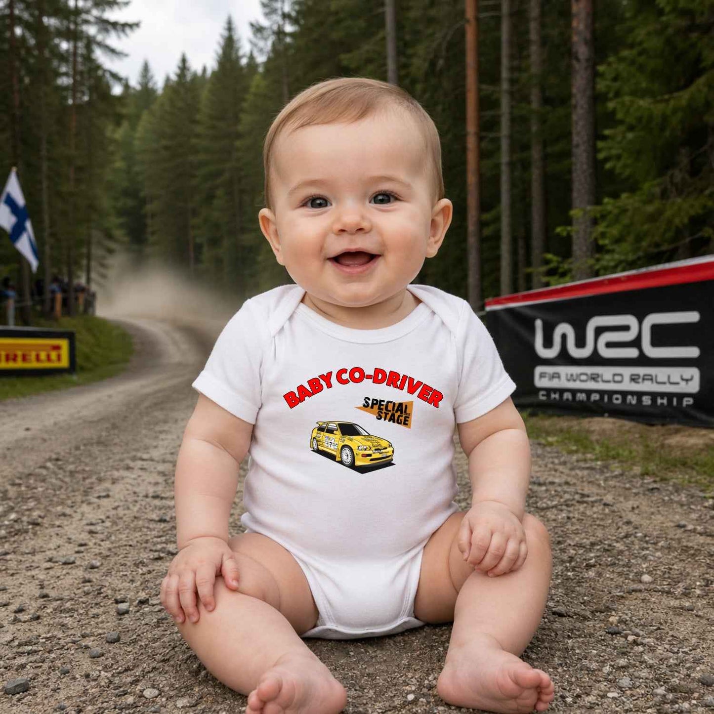Eamonn Boland Escort Cosworth Baby Grow