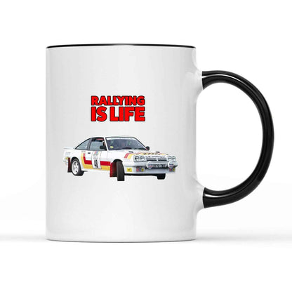 Rallying Is Life Opel Manta Mug - Rallying Is Life