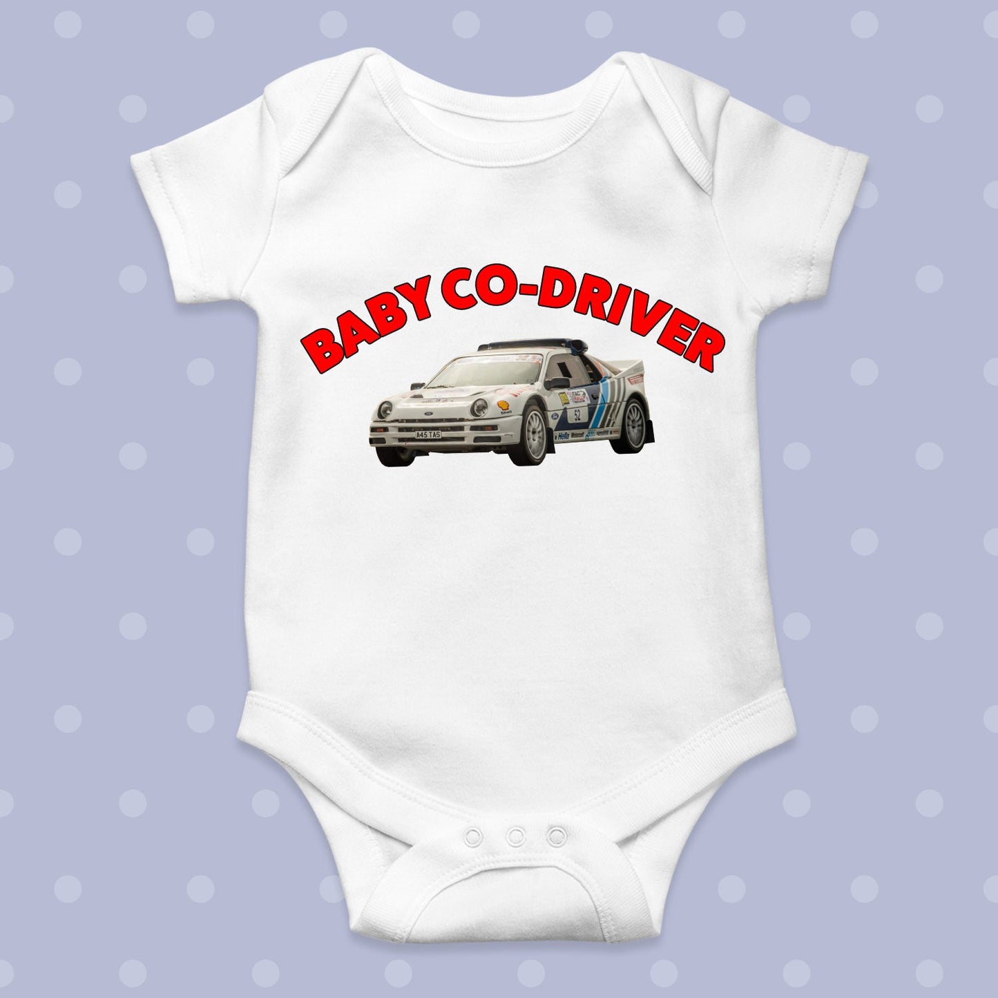 RS200 White Baby Grow