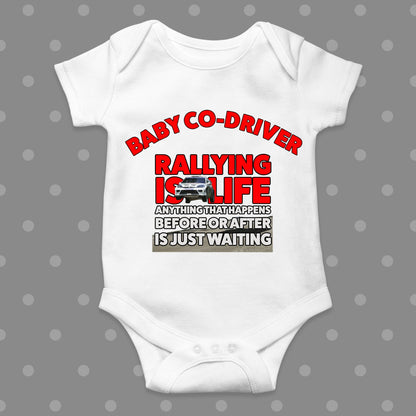 Rallying Is Life Ford Focus White Baby Grow