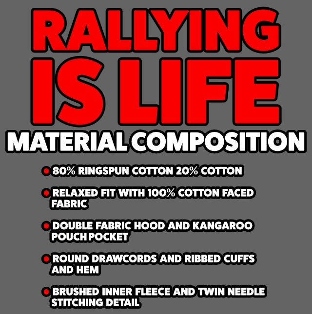 Rallying Is Life Autoplas Metro 6R4 Hoody