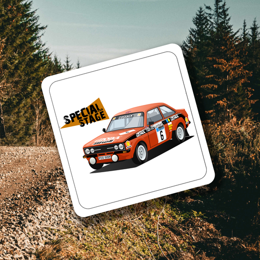 Special Stage Escort MK2 Coasters Set of 4 - Rallying Is Life
