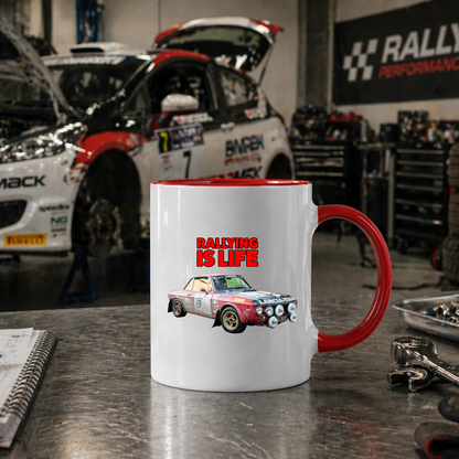 Lancia Fulvia Mug - Rallying Is Life