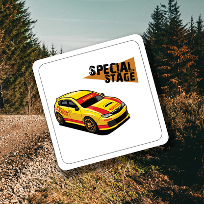 Adam Gould Subaru Coaster Set of 4 - Rallying Is Life