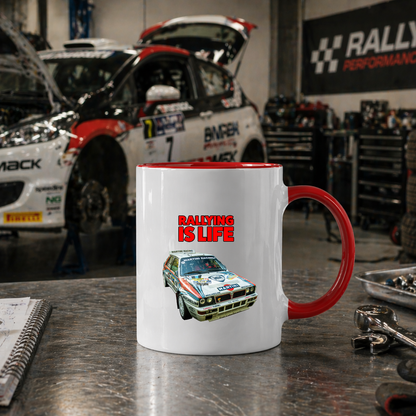 Lancia Delta Integrale Mug - Rallying Is Life
