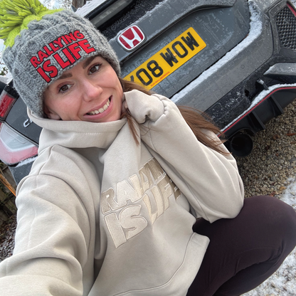 Rally1 Ultra Heavy 'Stealth Embroidered' Hoody