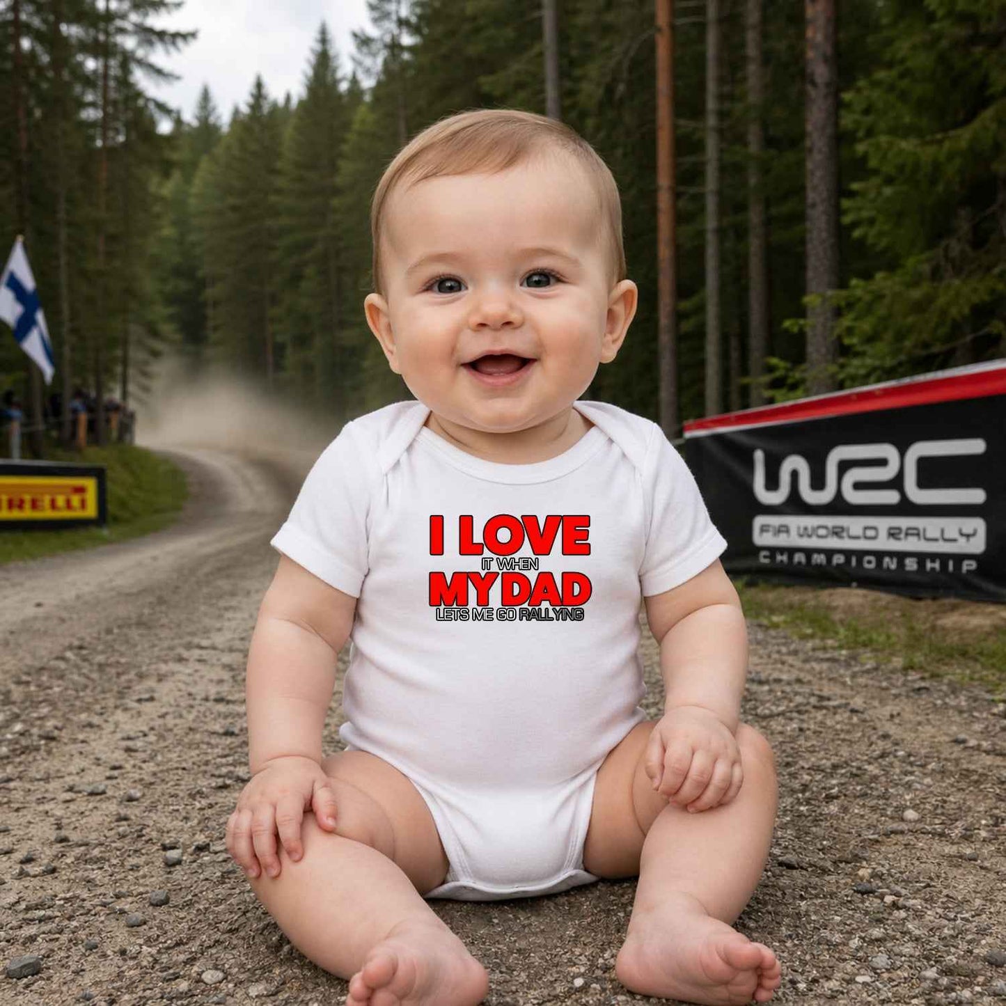 I Love My Dad Baby Grow