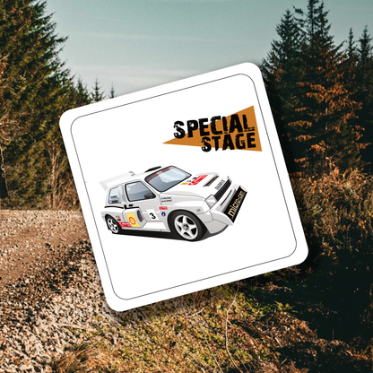 Colin McRae 6R4 Coasters Set of 4 - Rallying Is Life