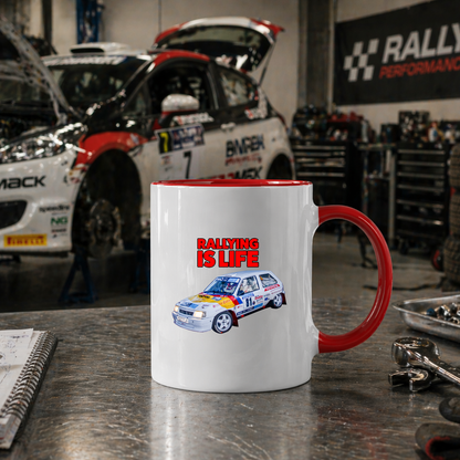 Rallying Is Life Vauxhall Nova Mug - Rallying Is Life