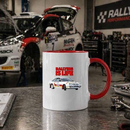 Rallying Is Life Opel Manta Mug - Rallying Is Life