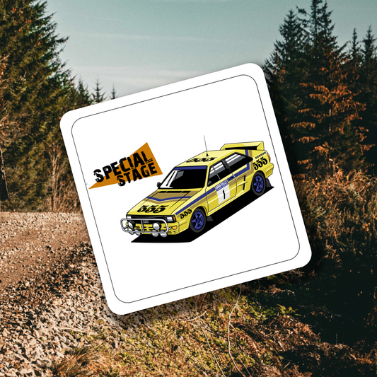 Special Stage Quattro Coaster Set of 4 - Rallying Is Life