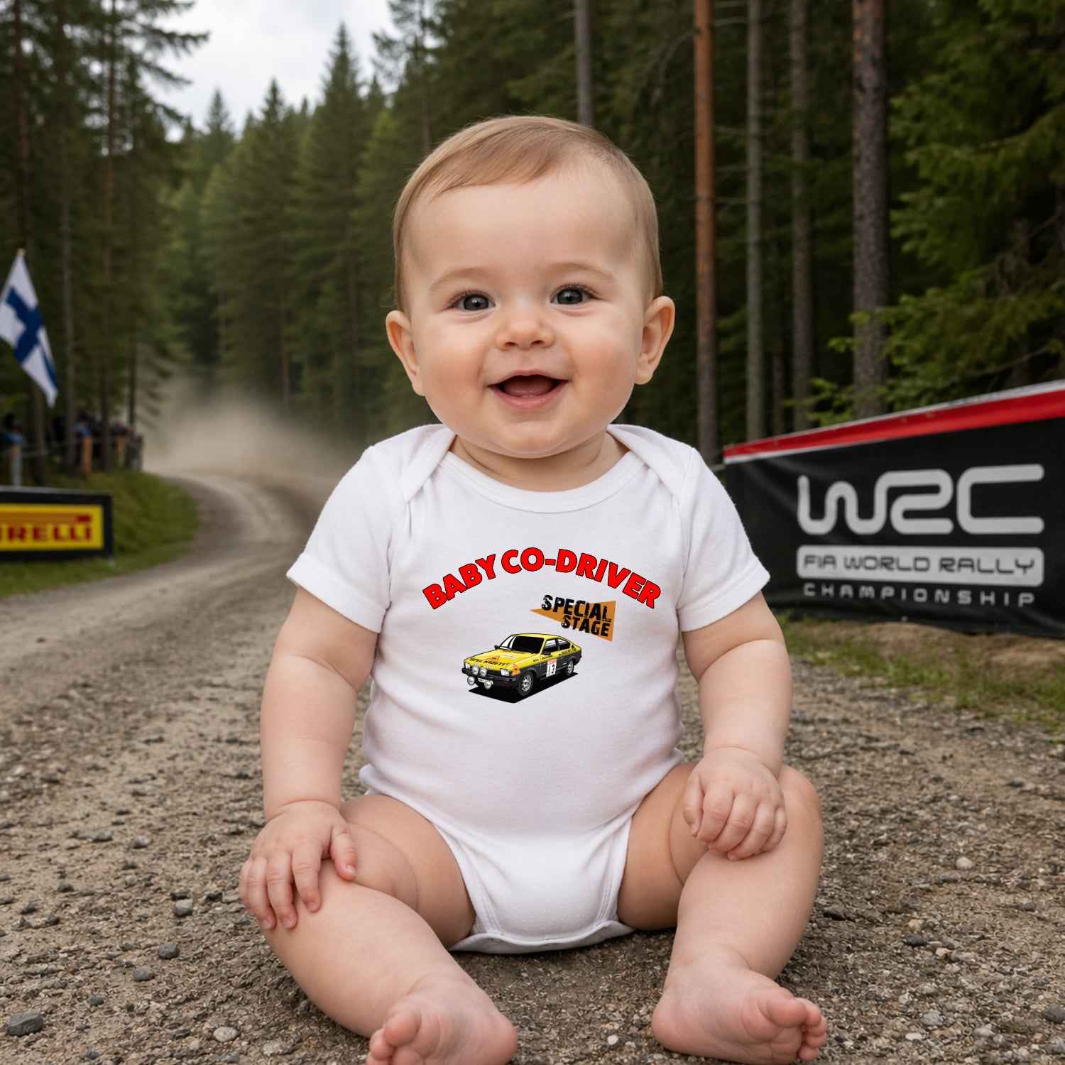 Walter Rohrl Opel Kadett Baby Grow