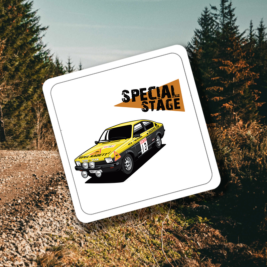 Walter Rohrl Opel Kadett Coaster Set of 4 - Rallying Is Life