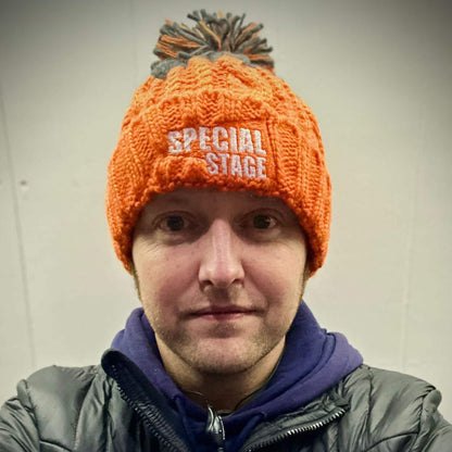 Special Stage Embroidered Rally Bobble Hat Beanie