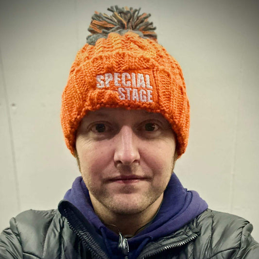 Special Stage Embroidered Rally Bobble Hat Beanie