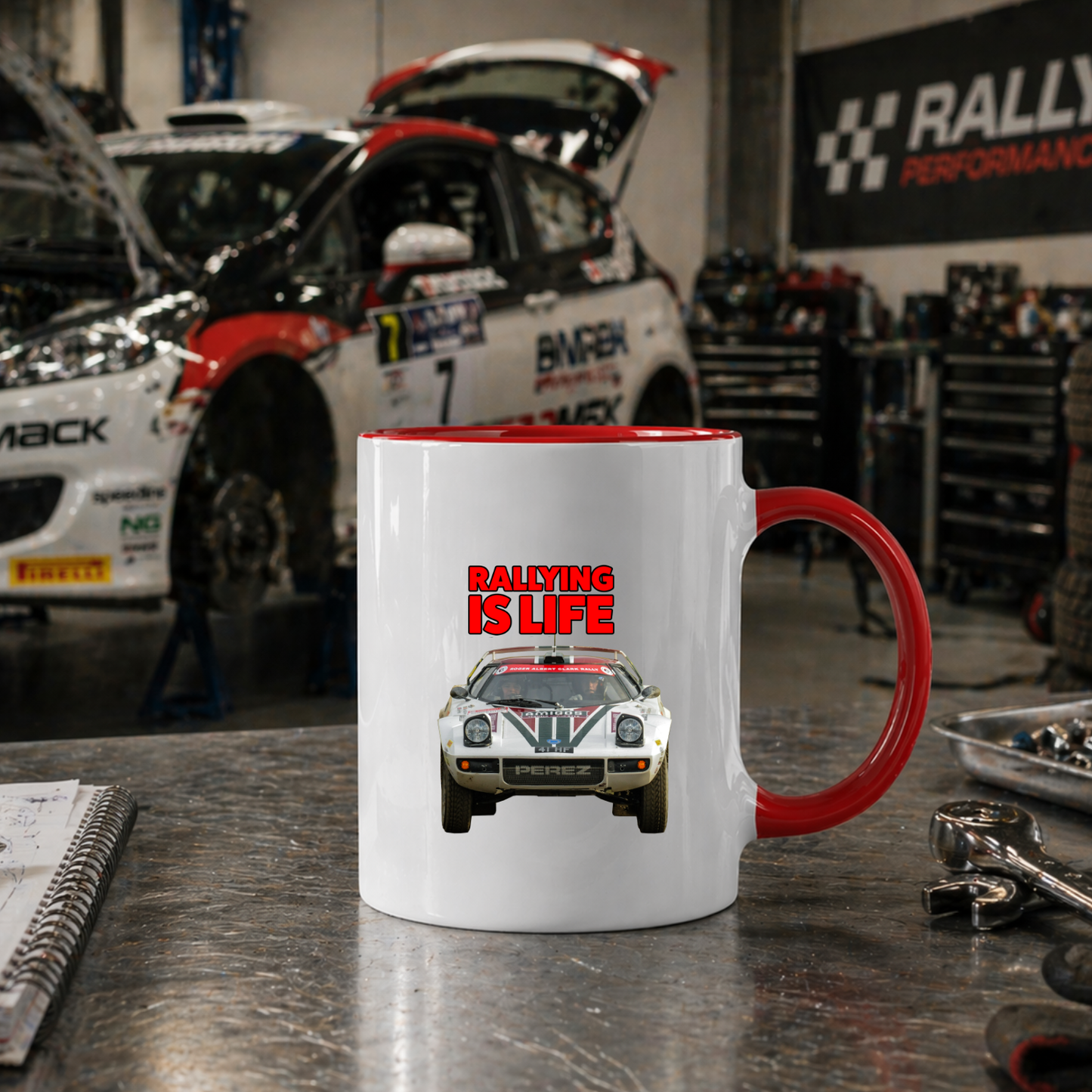 Lancia Stratos Mug - Rallying Is Life
