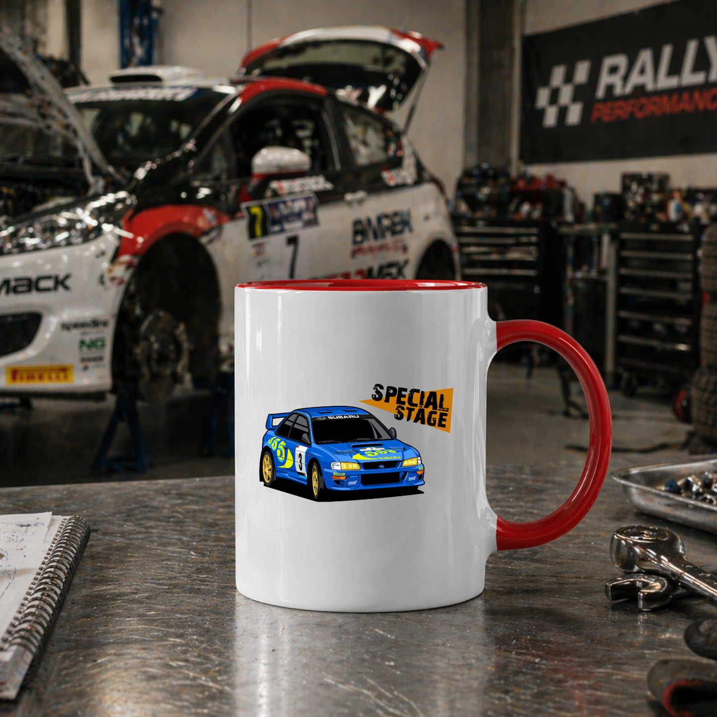 Special Stage Subaru WRC Mug - Rallying Is Life