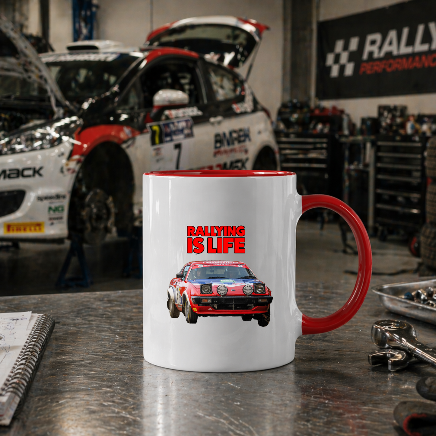 Triumph TR7 Mug - Rallying Is Life
