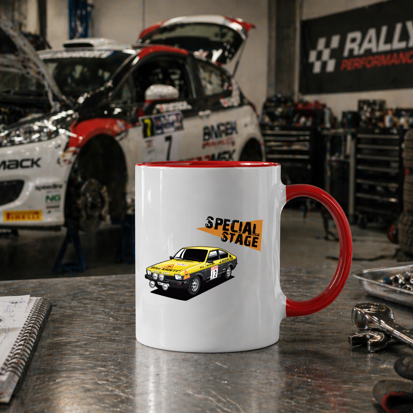 Special Stage Walter Rohrl Opel Kadett Mug - Rallying Is Life
